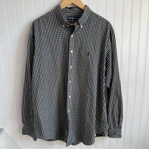 Ralph Lauren Shirt Mens XL Marlowe Plaid Classiccore Preppy Gorpcore Work‎ Y2K